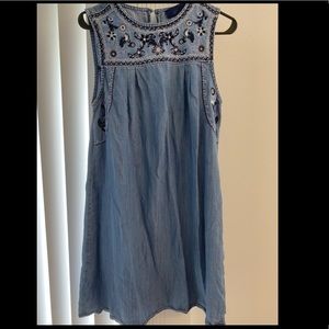 Blue Tank-top dress by Blue Rain (from Francesca’s). Size Medium. Like New